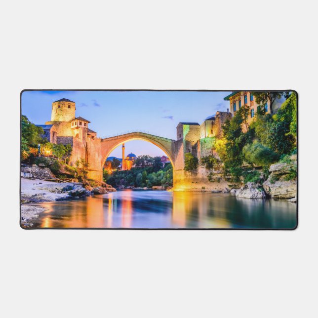 Mostar aus Bosnien-Herzegowina Schreibtischunterlage (Vorderseite)