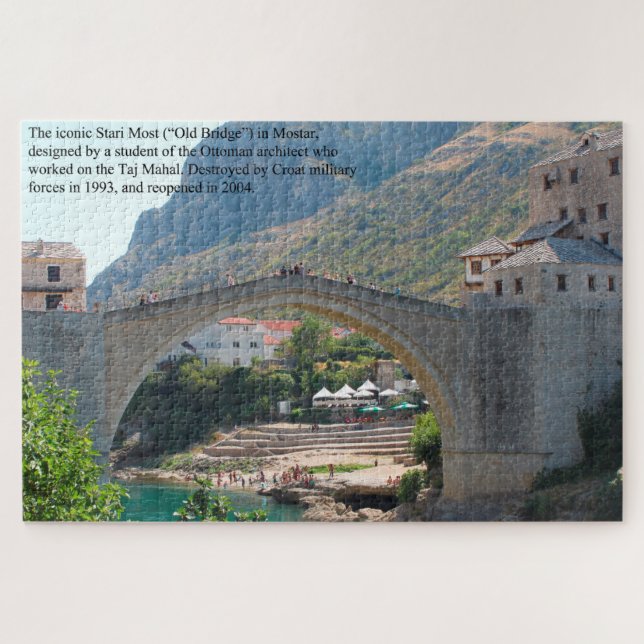Mostar Bosnien die alte Brücke groß (Horizontal)