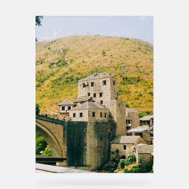 Mostar - Bosnien und Herzegowina Acrylschild (Vorderseite)