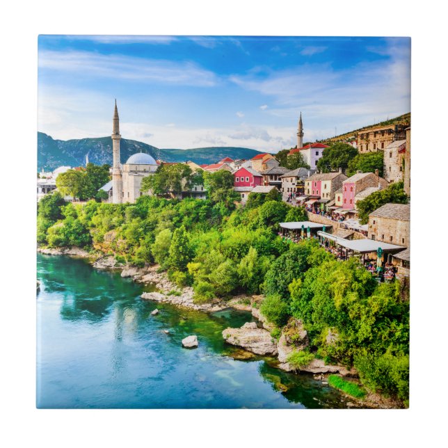 Mostar Bosnien und Herzegowina Fliese (Vorderseite)
