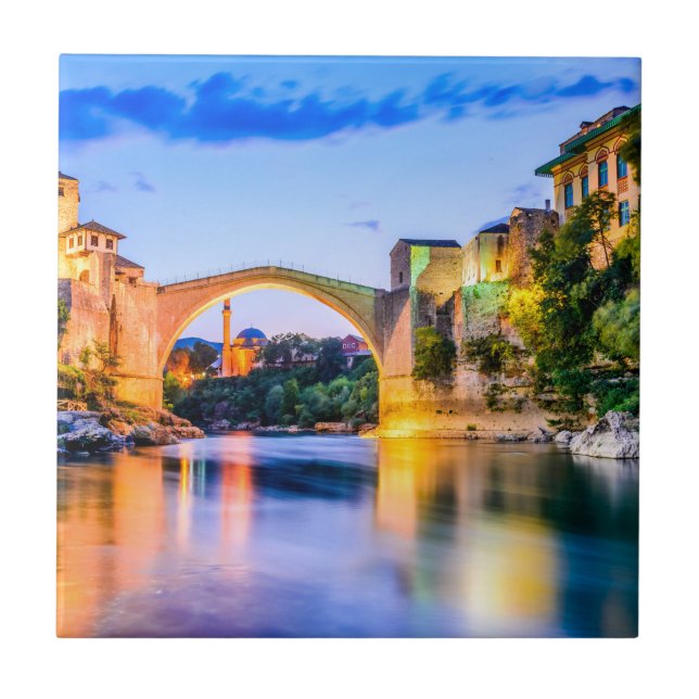 Mostar Bosnien und Herzegowina Fliese (Vorderseite)