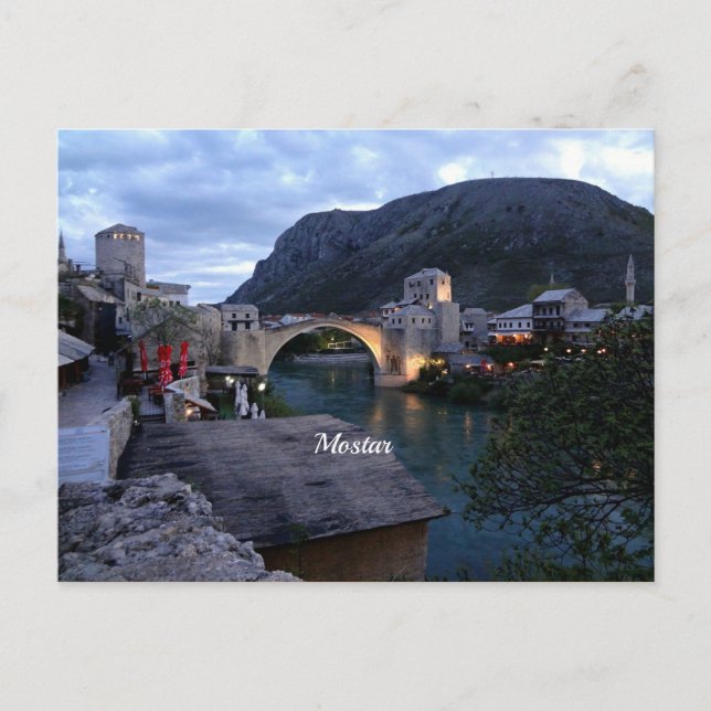 Mostar, Bosnien und Herzegowina Postkarte (Vorderseite)