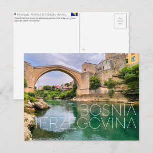 Mostar, Bosnien und Herzegowina Reise-Postkarte Postkarte