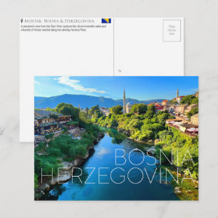 Mostar, Bosnien und Herzegowina Reise-Postkarte Postkarte