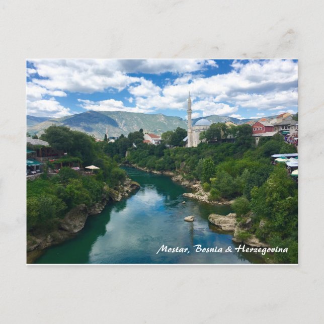 Mostar Color Postcard mit Schreibfunktion Postkarte (Vorderseite)