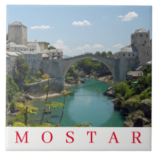 Mostar Old Bridge Keramik Fliese