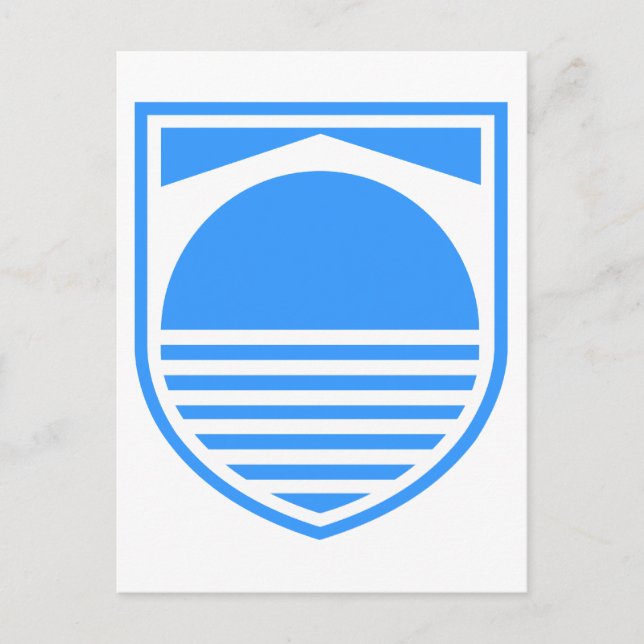 Mostar-Wappen Postkarte (Vorderseite)