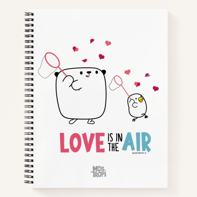 Mostropi│Love is in the air Notizbuch (Vorderseite)