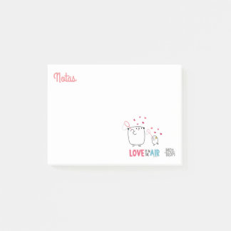 Mostropi│Love is in the air Post-it Klebezettel
