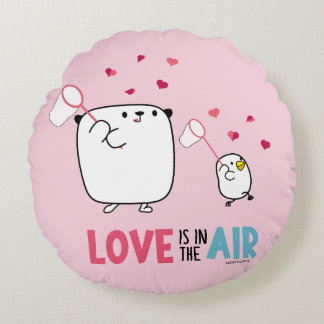 Mostropi│Love is in the air Rundes Kissen