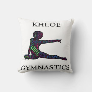 Mot Art Gymnastique Jeter Oreiller