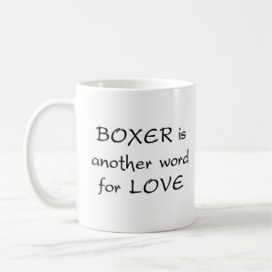 mot boxer café tasse