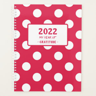 Mot de l'année Red Polka Dot Planner