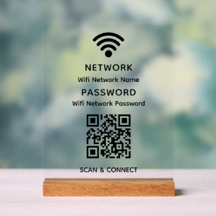 Mot de passe réseau Wi-Fi simple et élégant