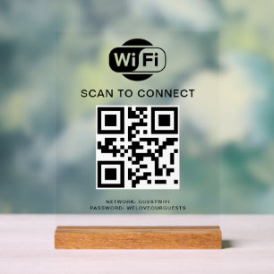 Mot de passe Wifi Analyse du code QR pour se con
