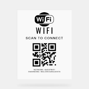Mot de passe Wifi Analyse du code QR pour se con