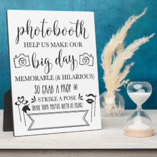 Mot-dièse du mot-clé de la fête de mariage Plaque