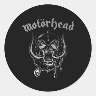 Motã ¶ Rhead Metallic Warwine Runder Aufkleber