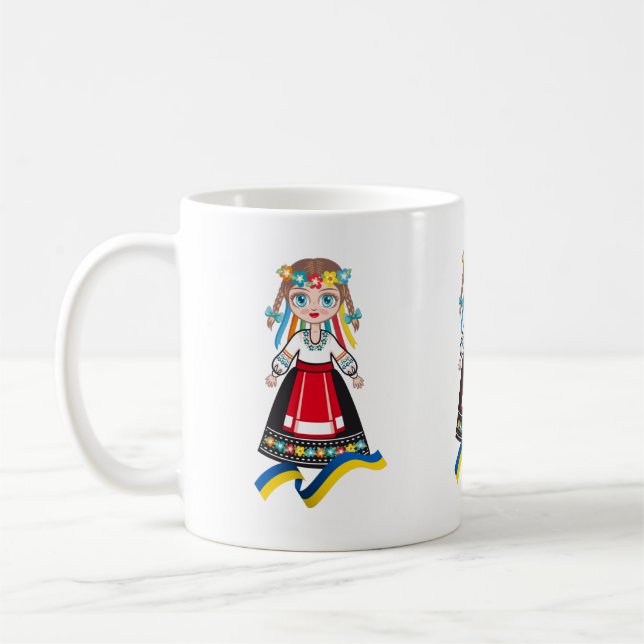Motanka, Ukrainische Volkspuppe, Sieg in der Ukrai Kaffeetasse (Links)