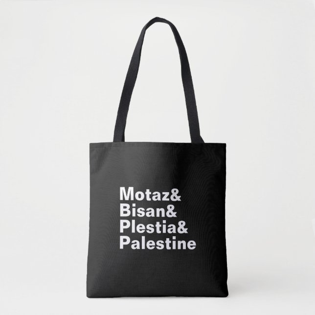 Motaz & Bisan & Plestia & Palestine - freie Presse Tasche (Vorderseite)