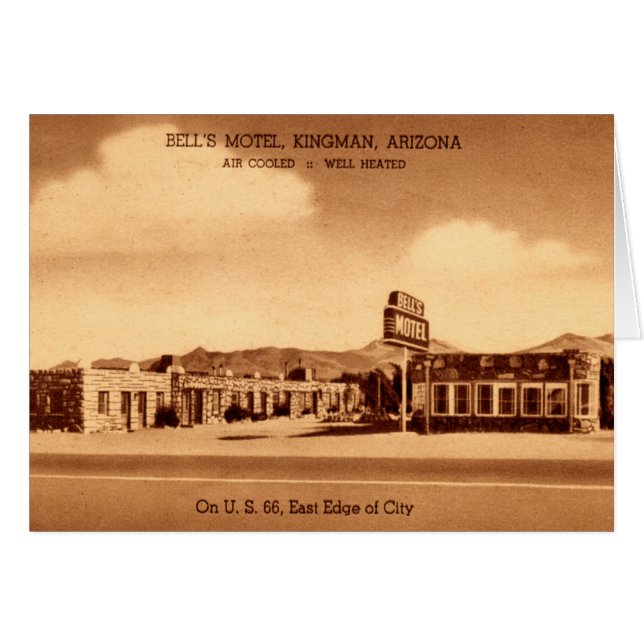 Motel de Kingman Arizona Bell (Devant horizontal)