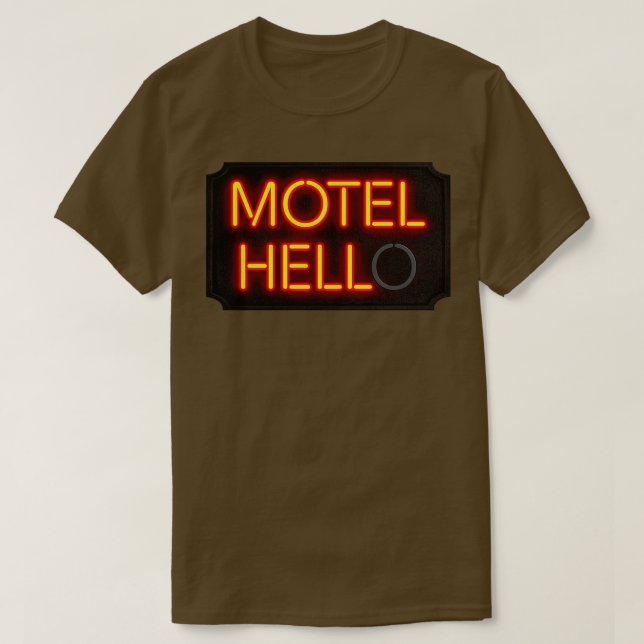 Motel Hell Neon Sign T-Shirt (Design vorne)