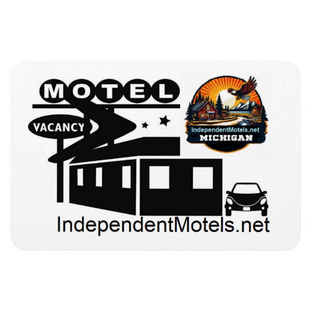 Motel List Kühlschrank Magnet (Horizontal)