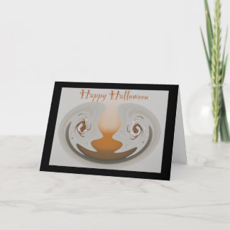 Moth Abstrakt Happy Halloween Card Karte