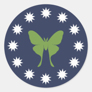 Moth & Bugs Stickers (Blatt)