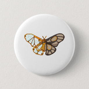 Moth Butterfly Dragonfly Insekt Button