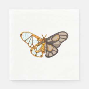 Moth Butterfly Dragonfly Insekt Serviette