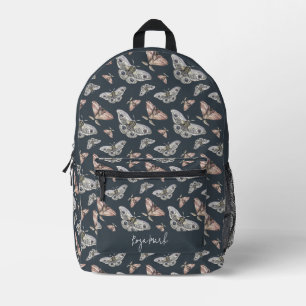 Moth Butterfly Muster bedruckter Backpack Bedruckter Rucksack