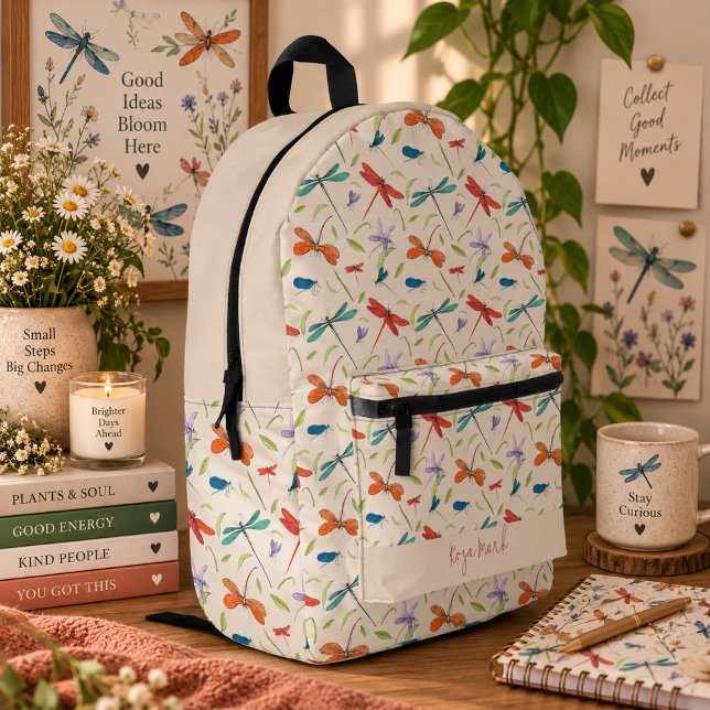 Moth Butterfly Pattern Bedruckter Rucksack (Von Creator hochgeladen)