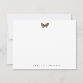 Moth Classic Personalisiert Stationery Note Card Mitteilungskarte