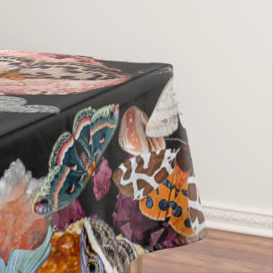 Moth Cotillion Goblincore Witchy Tablecloth Tischdecke