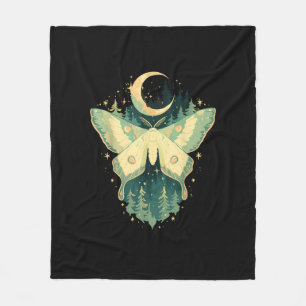 Moth Fairycore Goblincore Whimsigoth Cottagecore Fleecedecke