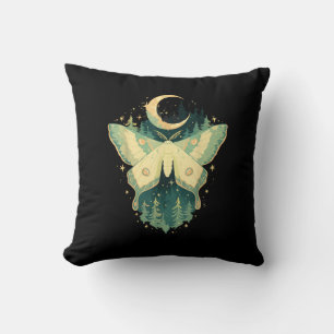 Moth Fairycore Goblincore Whimsigoth Cottagecore Kissen