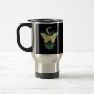 Moth Fairycore Goblincore Whimsigoth Cottagecore Reisebecher
