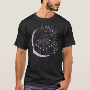 Moth Moon Blume T-Shirt