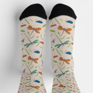 Moth Muster Socken