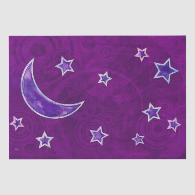Moth Mystic New Age DARK TISSUE GIFTS Seidenpapier (Vorderseite)