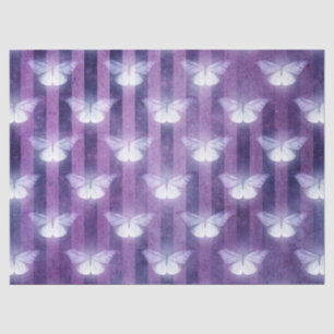 Moth night white gllow lila Strip Schmetterling Seidenpapier