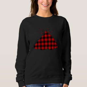 Moth Red Buffalo Kariert Insect Owlet Matching Fam Sweatshirt