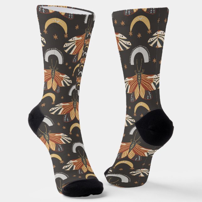 Moth Socken (Gewinkelt)