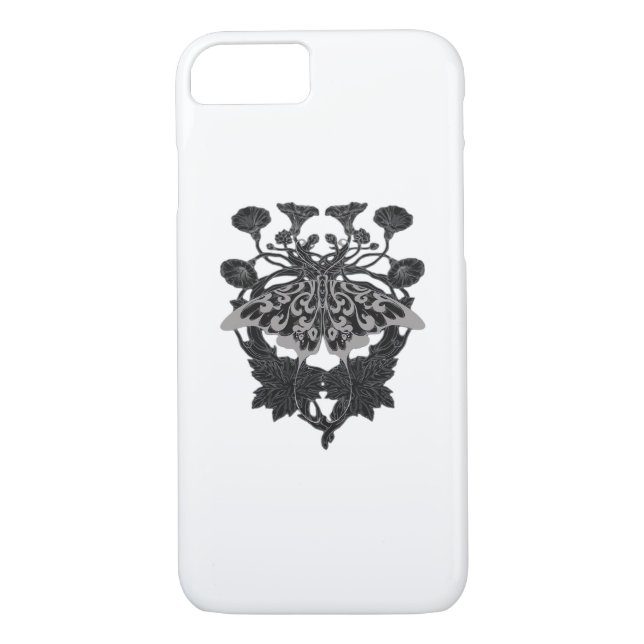 Moth Talisman - Whimsigoth Zeichnend - Weiße Versi Case-Mate iPhone Hülle (Rückseite)