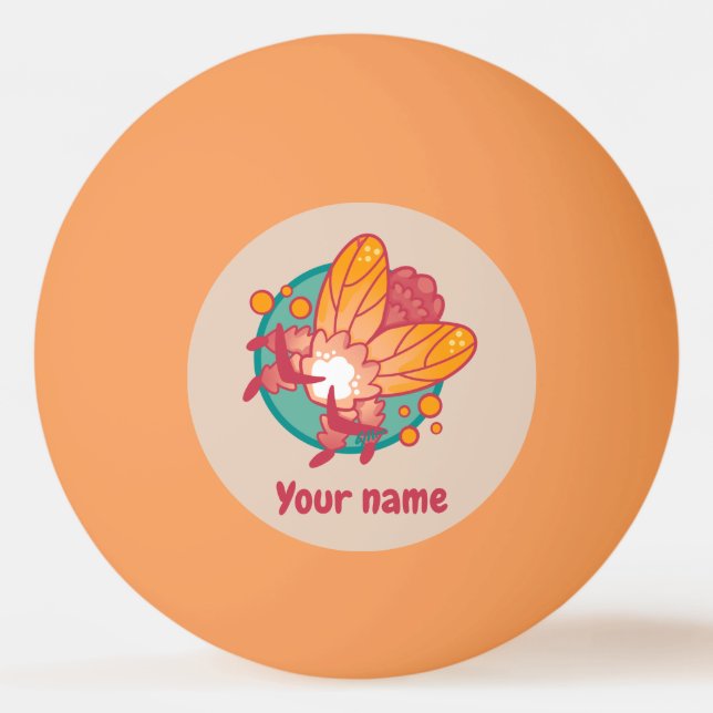 Moth Tischtennisball (Vorderseite)