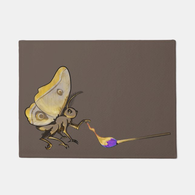 Moth to Flame Fußmatte (Vorderseite)