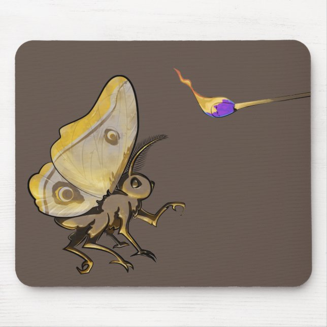 Moth to Flame Mousepad (Vorne)