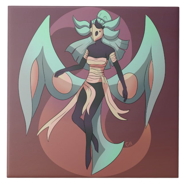 Moth woman fliese (Vorderseite)