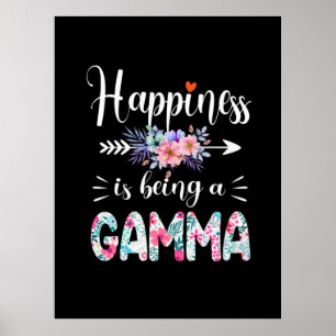 Mother Art Glücklich ist man an einem Gamma-Gebu Poster